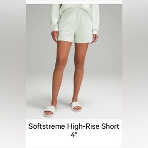 Lululemon Softstreme High-Rise Short 4"